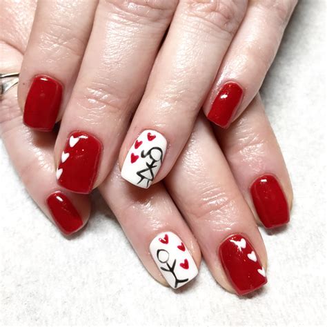 valentines nails 2024 short|elegant valentine nail designs.